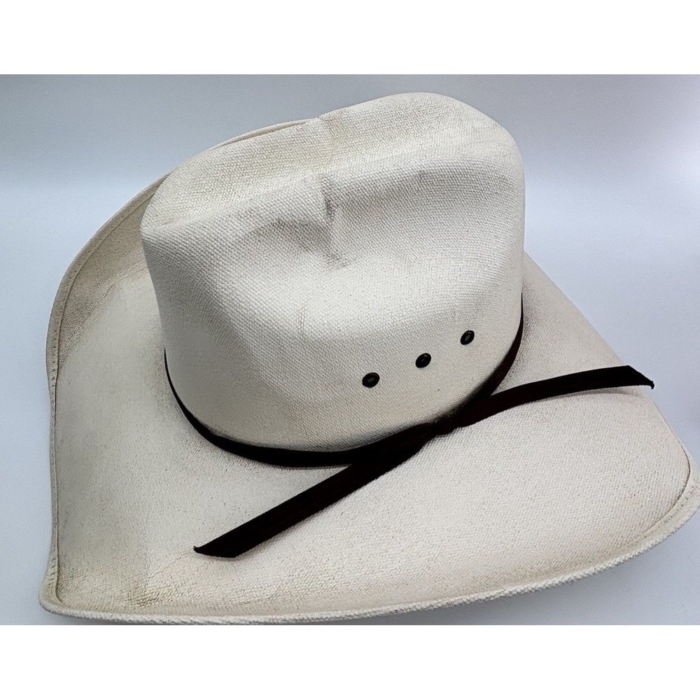 VTG Lone Star  5X Long‎ Oval Hat 9RCA "Self-Conforming" Genuine